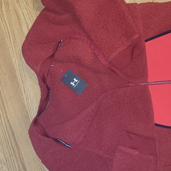 Under Armour Jackets & Coats New Under Armour Sherpa Jacket In Red